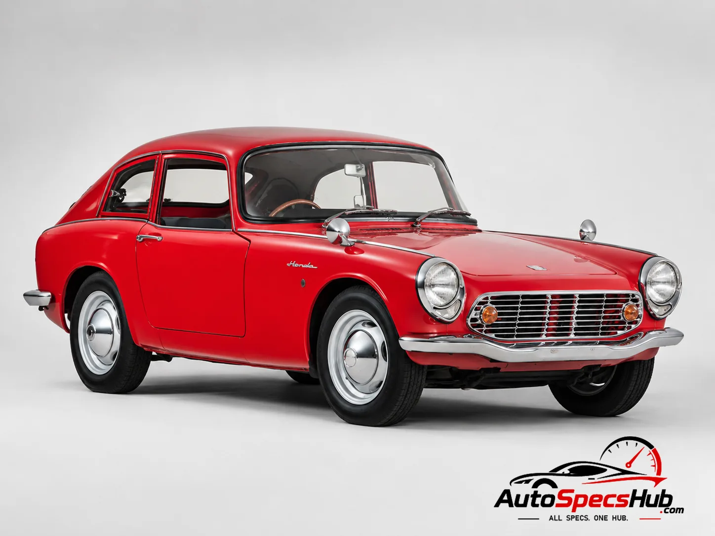 1965 Honda S600 Coupe front three-quarter view