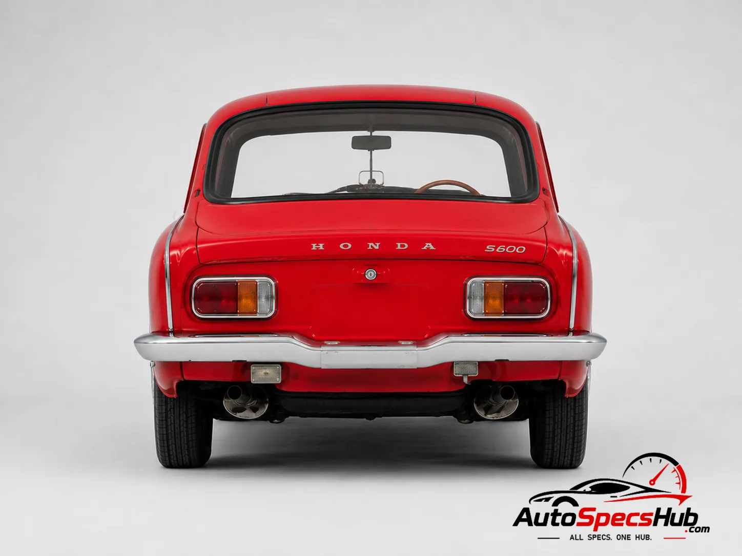 1965 Honda S600 Coupe rear view