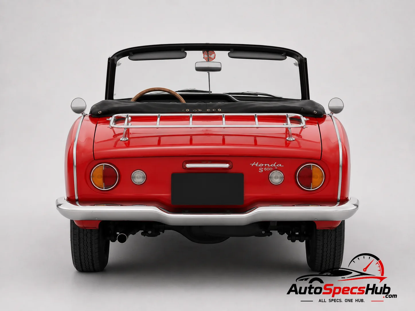 1964 Honda S600 rear view