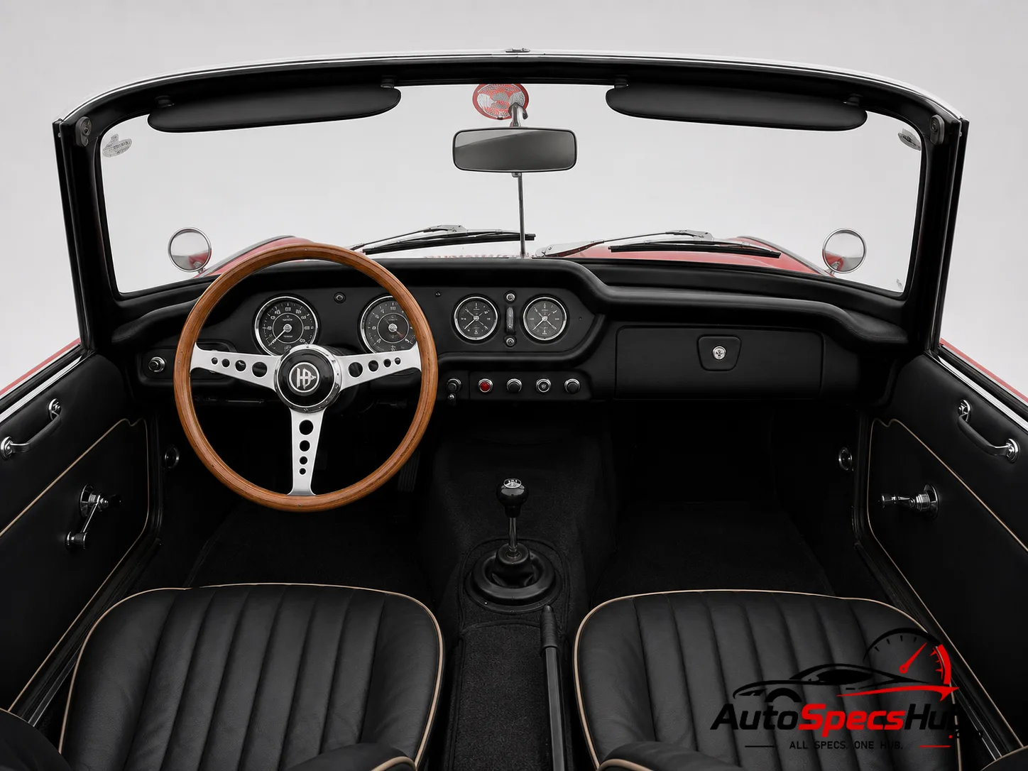 1964 Honda S600 interior cockpit and seats