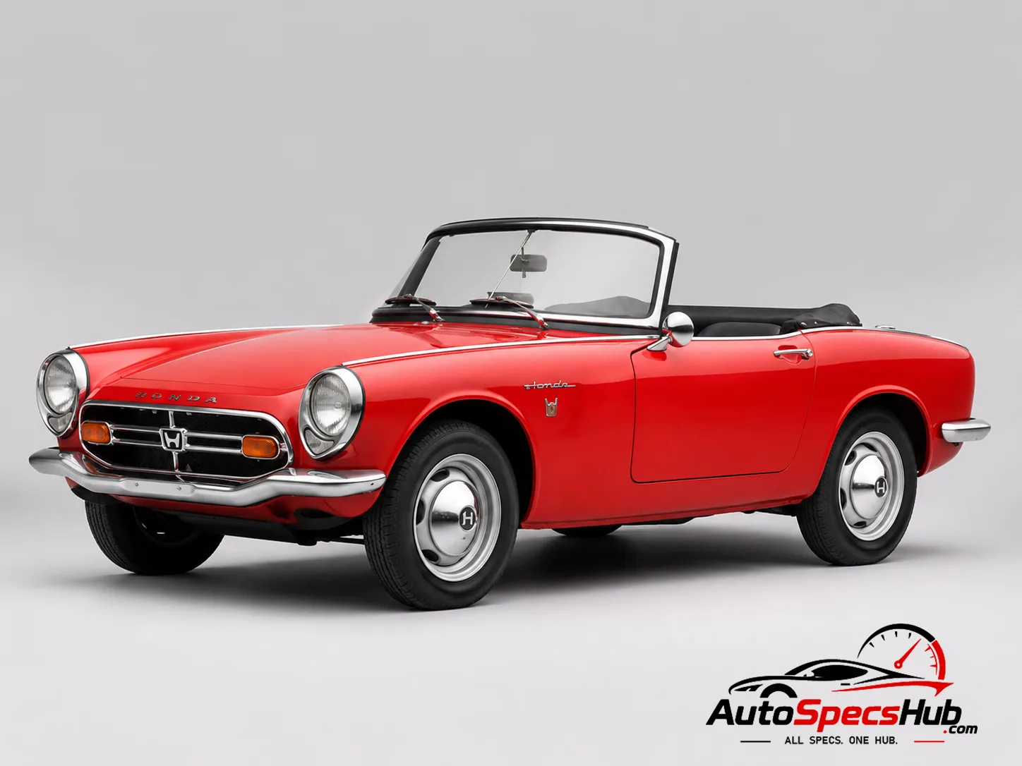 1966 Honda S800 front three-quarter view