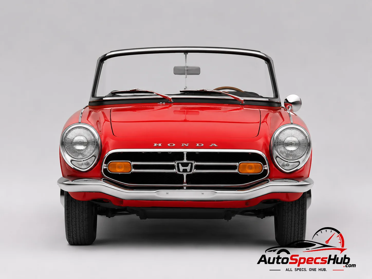 1966 Honda S800 front view