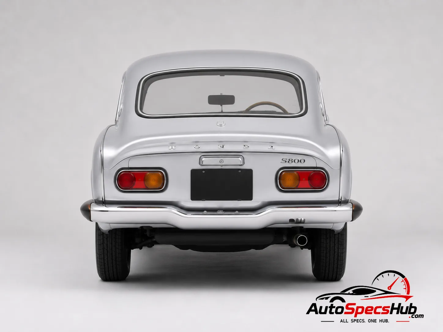 1967 Honda S800 Coupe rear view
