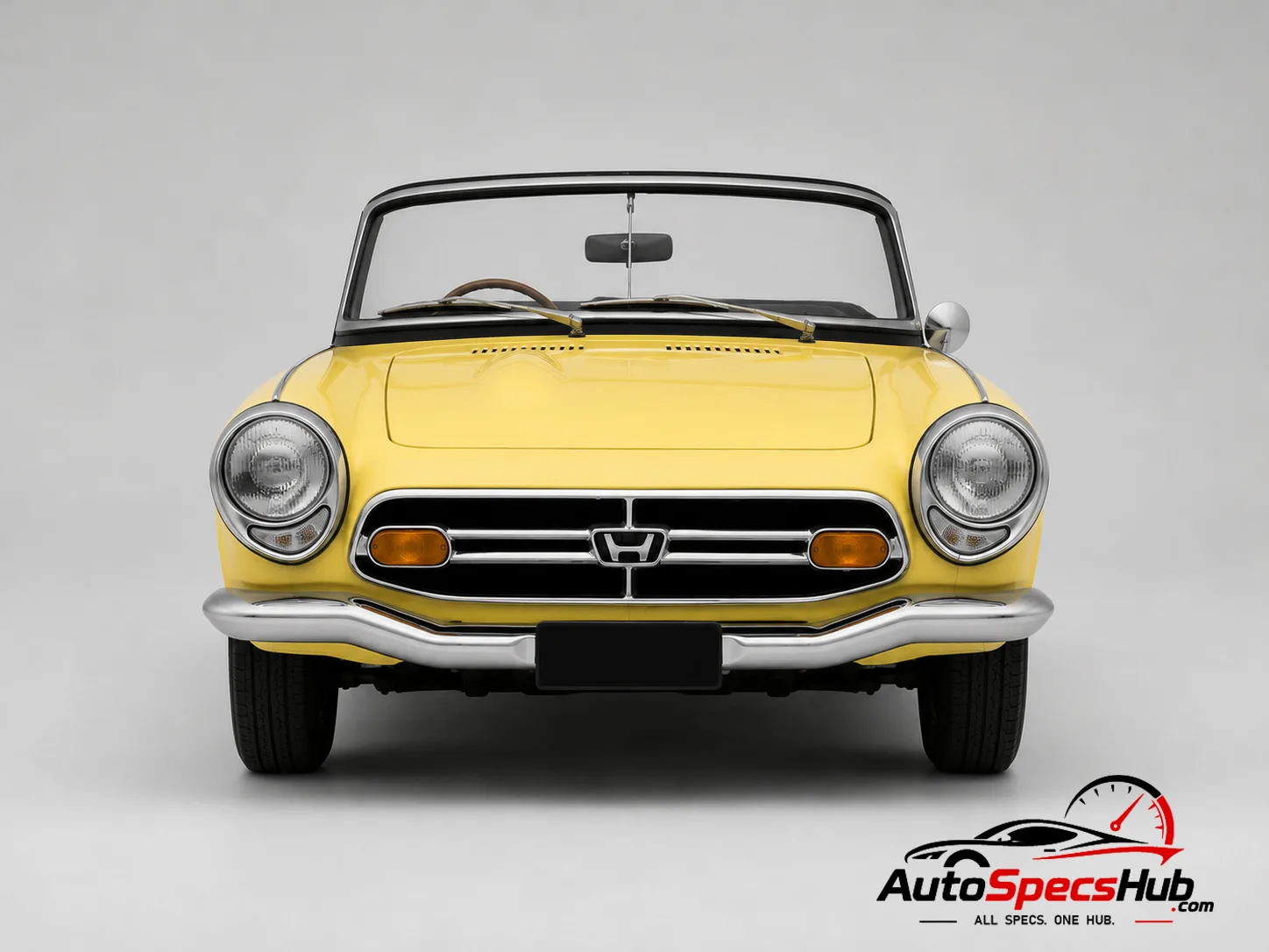 1967 Honda S800 front view