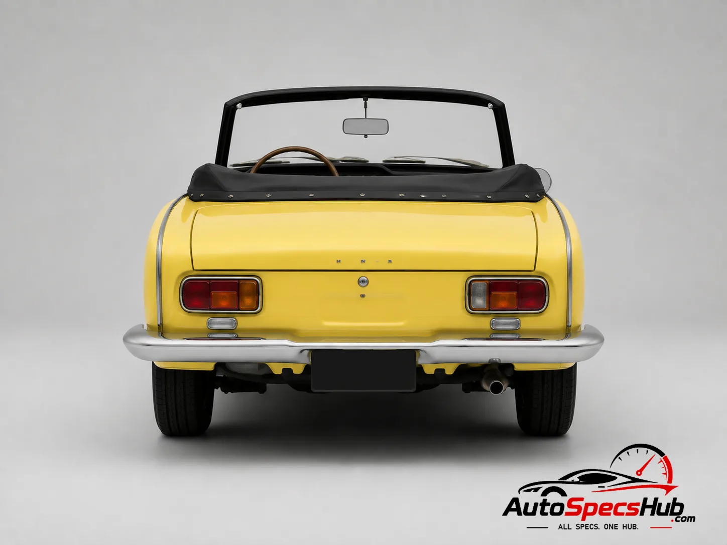 1967 Honda S800 rear view