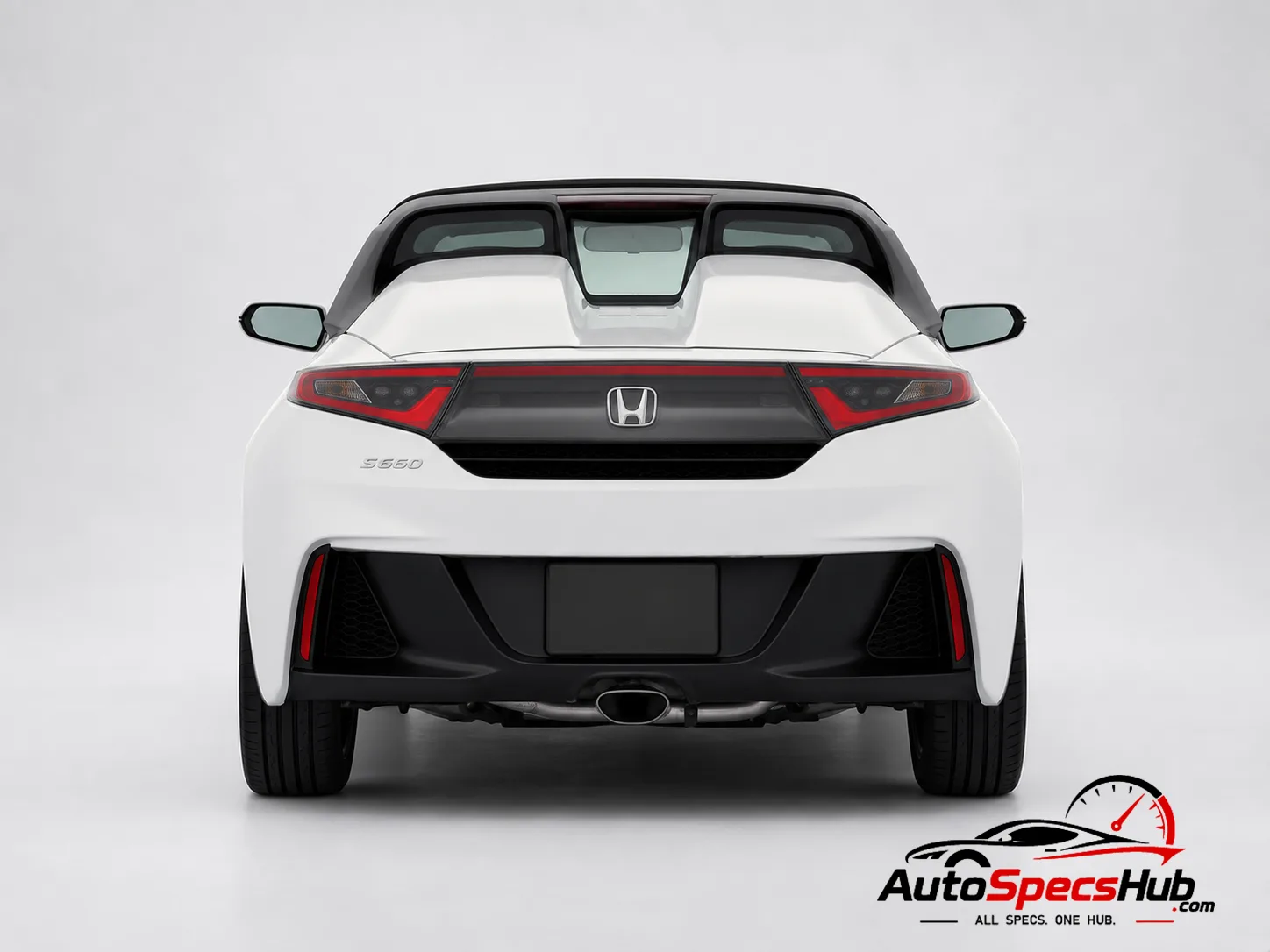 2015 (DBA-JW5) Honda S660 rear view