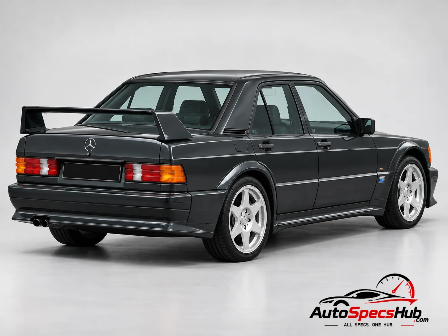 1990 Mercedes 190 E 2.5-16 Evolution II rear three-quarter view