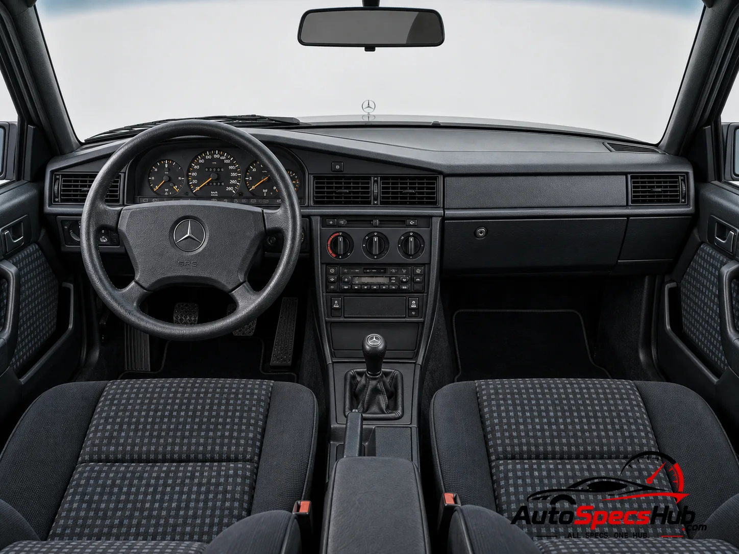 1990 Mercedes 190 E 2.5-16 Evolution II interior dashboard view