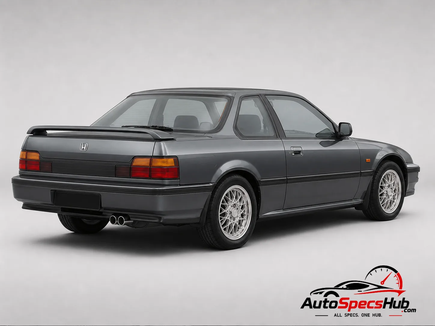 1988 Honda Prelude EX 2.0i 16v rear three-quarter view