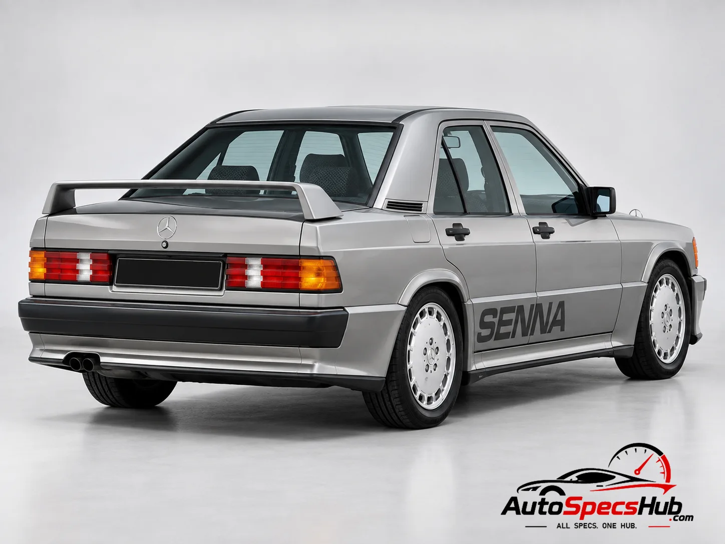 1983 Mercedes 190 E 2.3-16 rear three-quarter view
