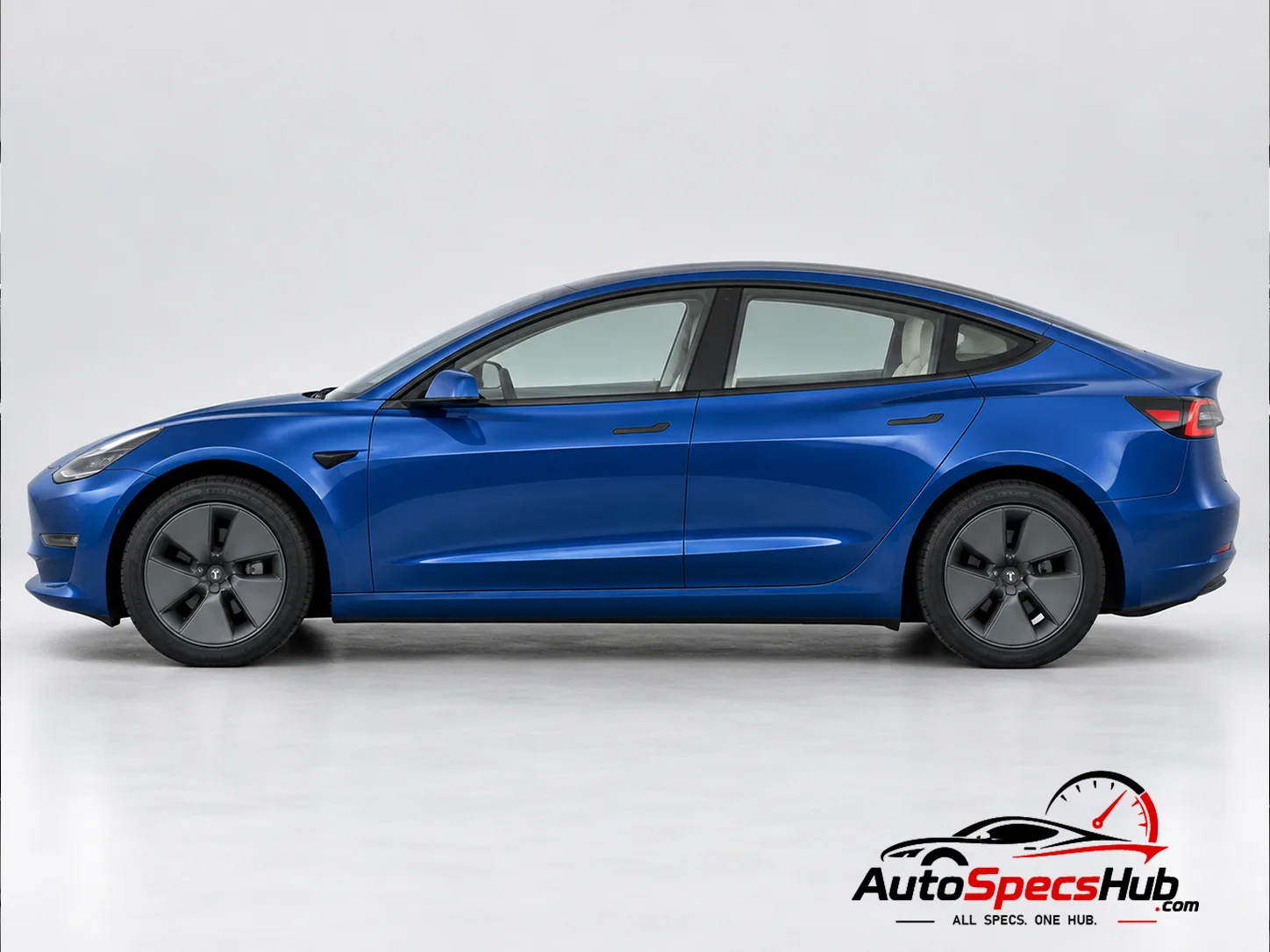 2021 Tesla Model 3 RWD side profile