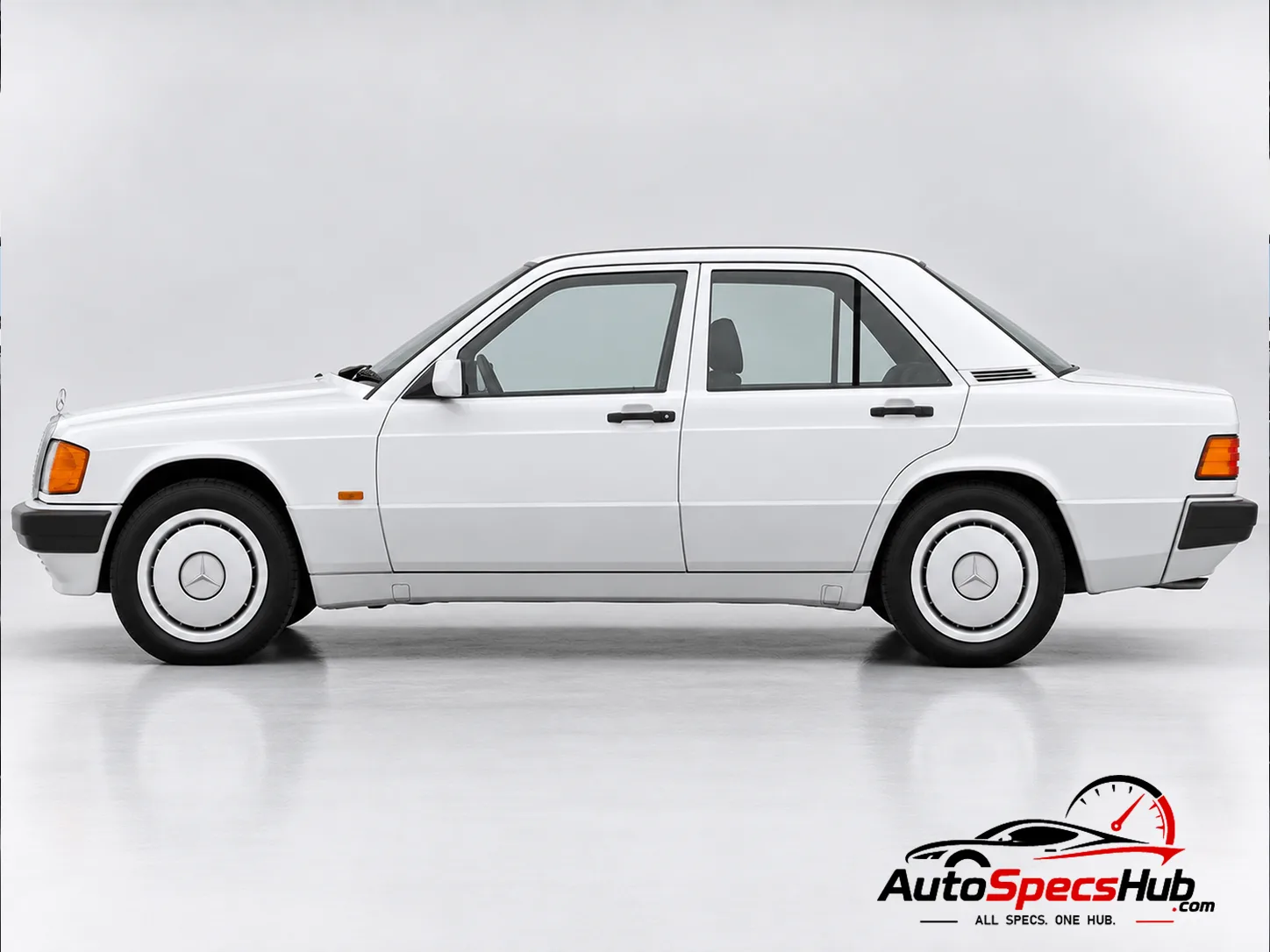 1991 (W201) Mercedes 190 E 2.3 side profile