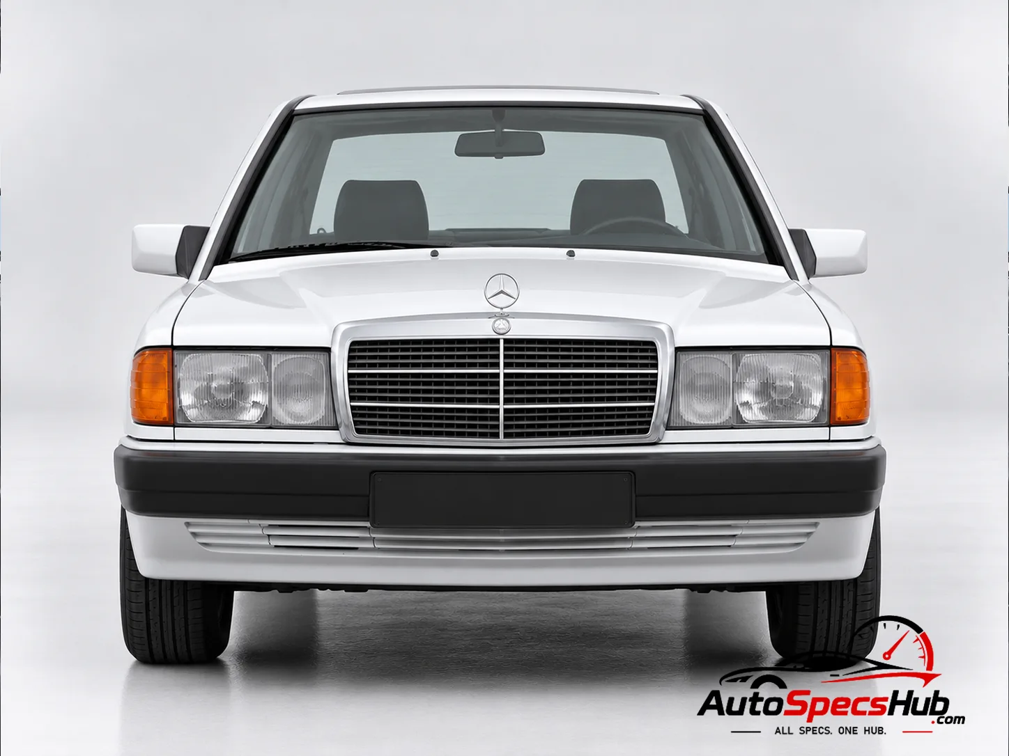 1991 (W201) Mercedes 190 E 2.0 front view