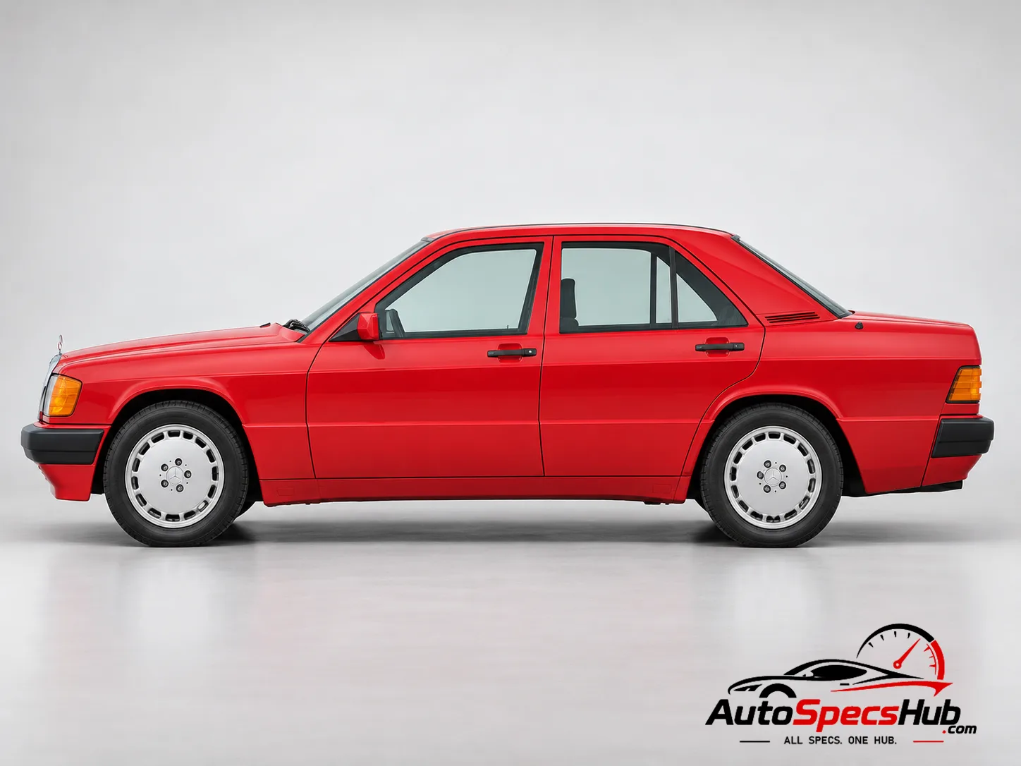 1984 (W201) Mercedes 190 side profile