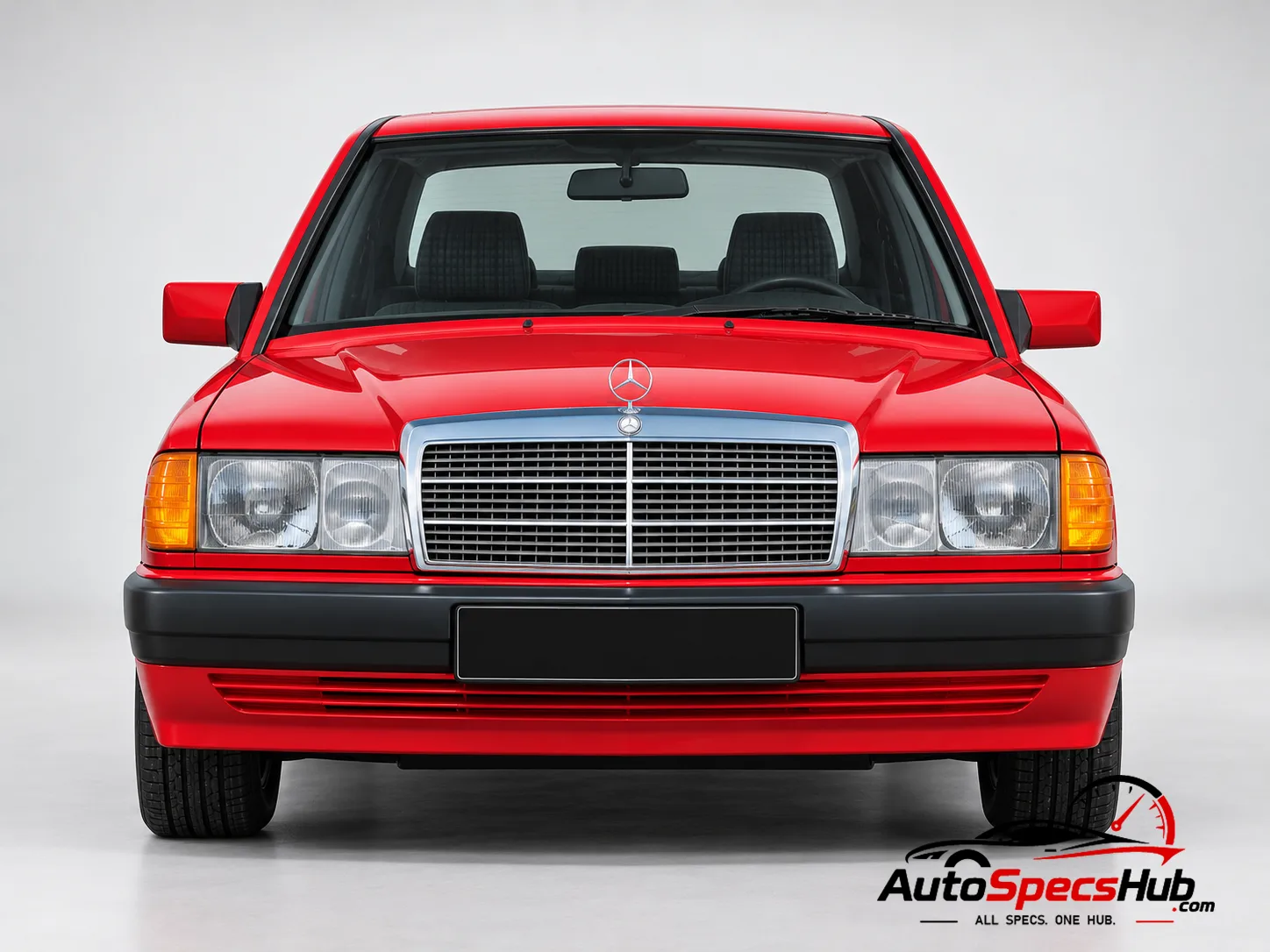 1984 (W201) Mercedes 190 front view
