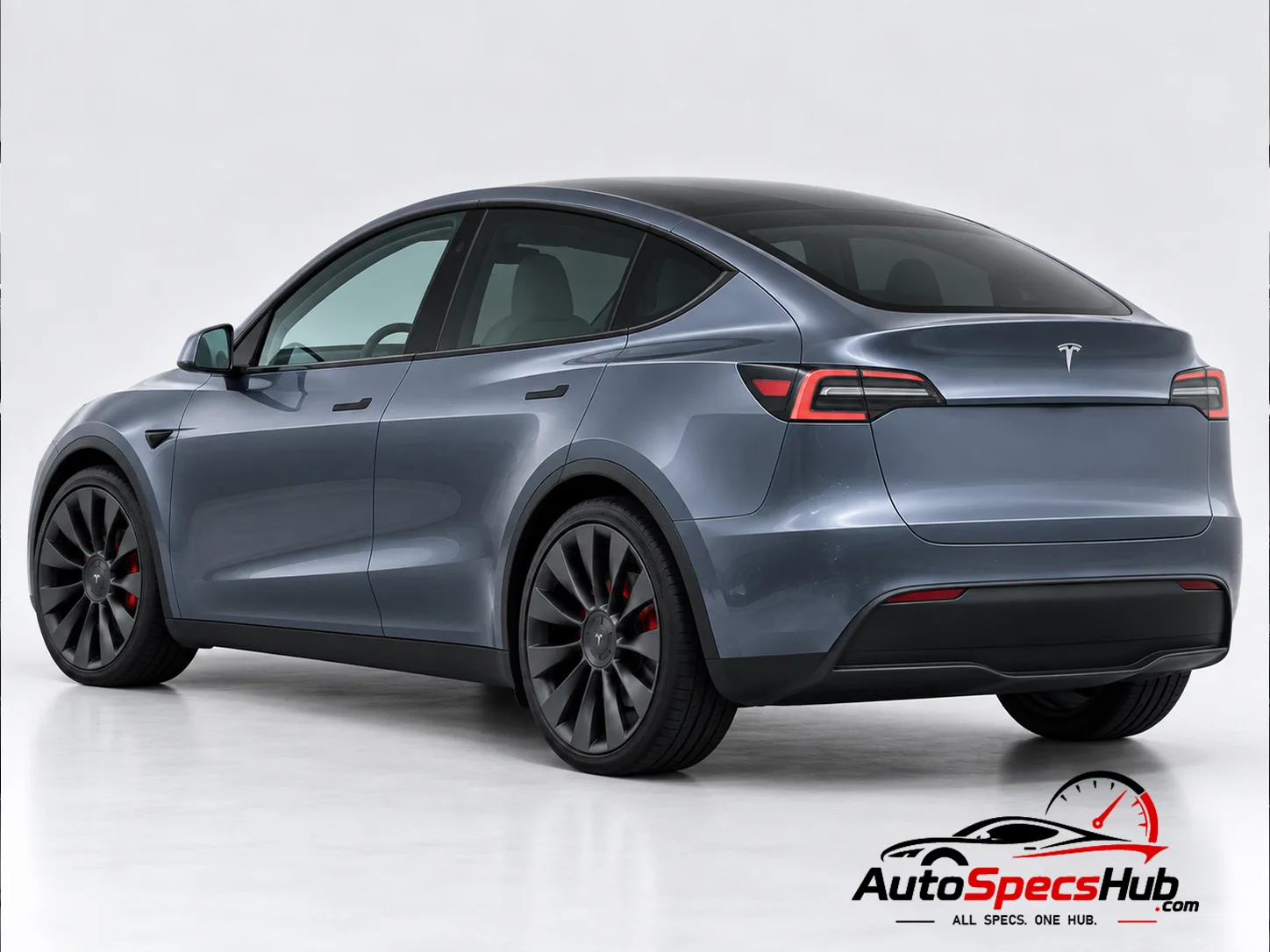 2020 Tesla Model Y Long Range rear three-quarter view
