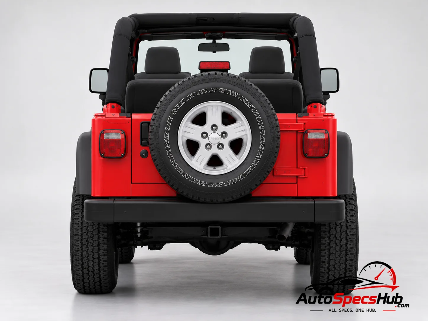 2003 (TJ) Jeep Wrangler 2.4 rear view