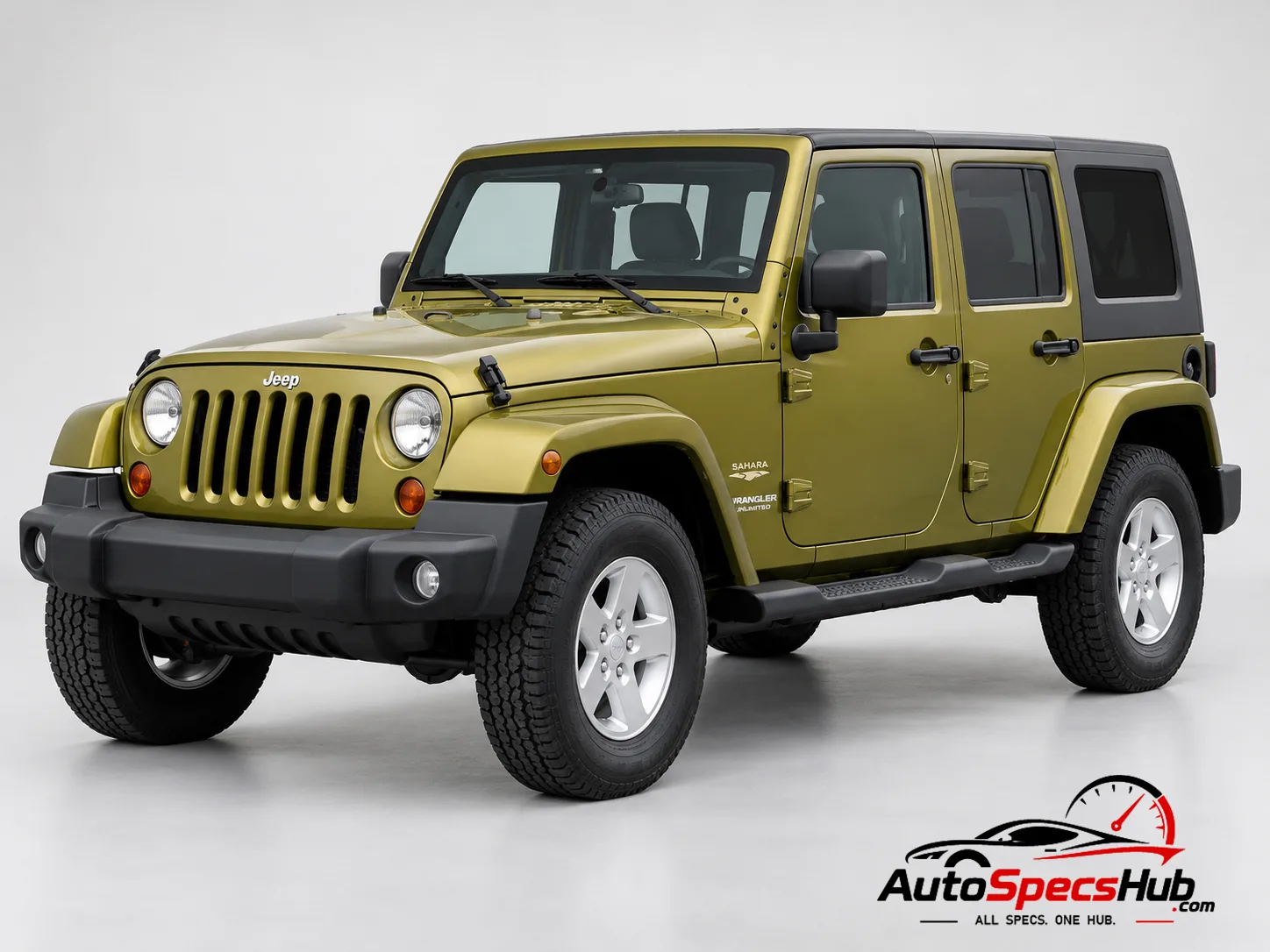 2007 (JK) Jeep Wrangler Unlimited 2.8 CRD front three-quarter view