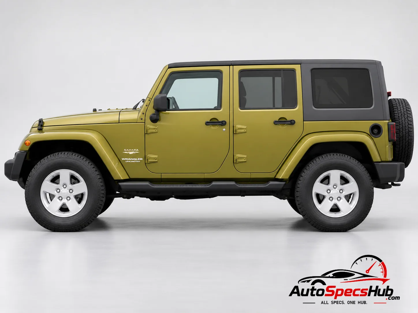 2007 (JK) Jeep Wrangler Unlimited 2.8 CRD side profile