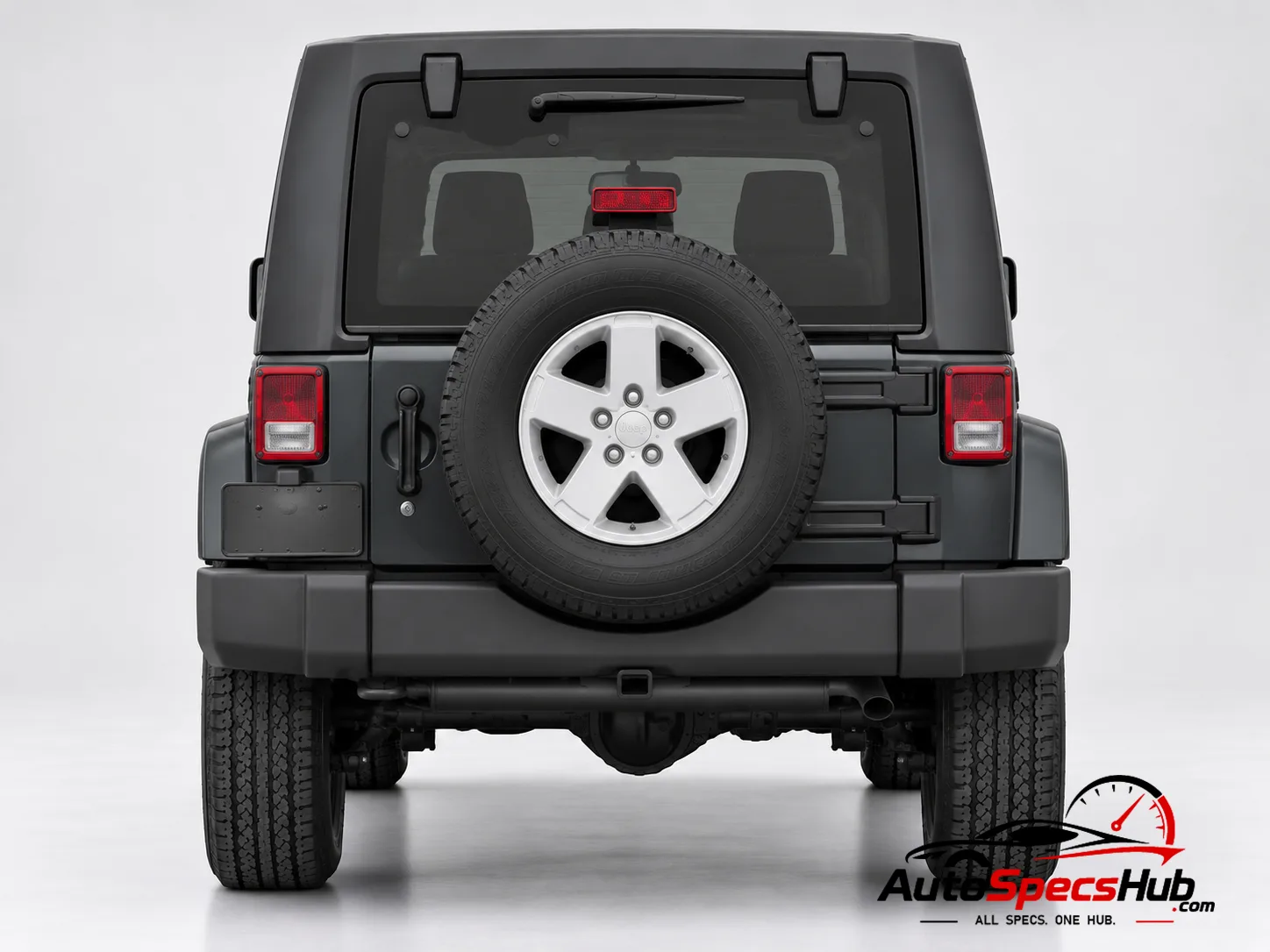 2007 (JK) Jeep Wrangler Unlimited 3.8 rear view