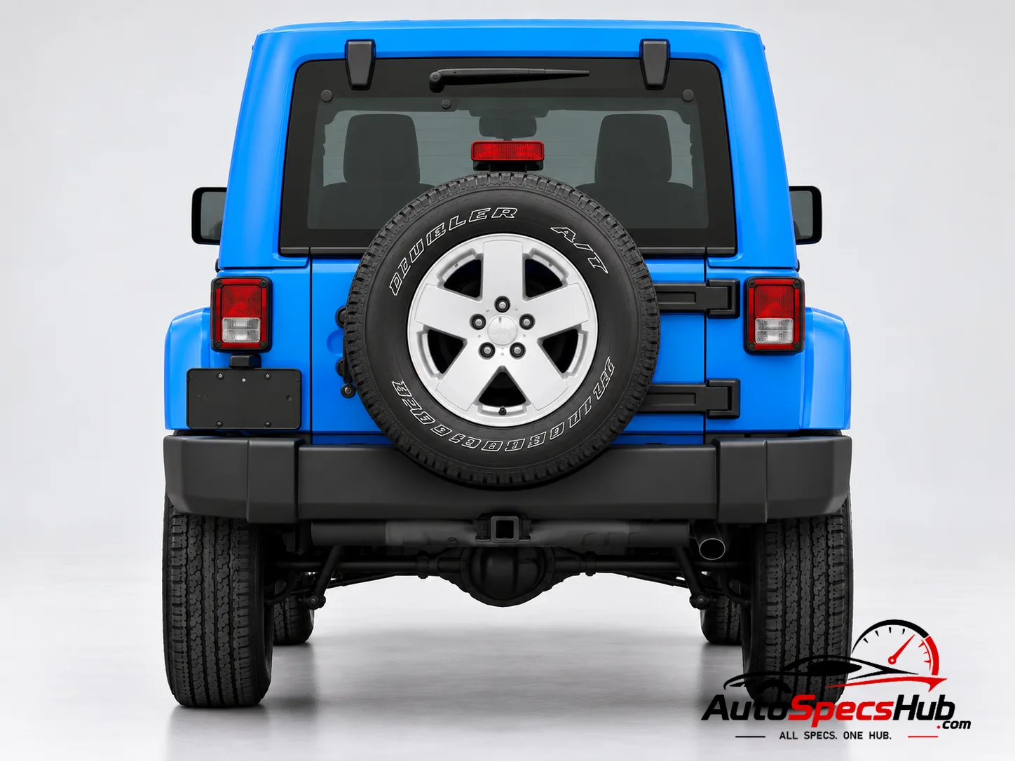 2007 (JK) Jeep Wrangler 2.8 CRD rear view