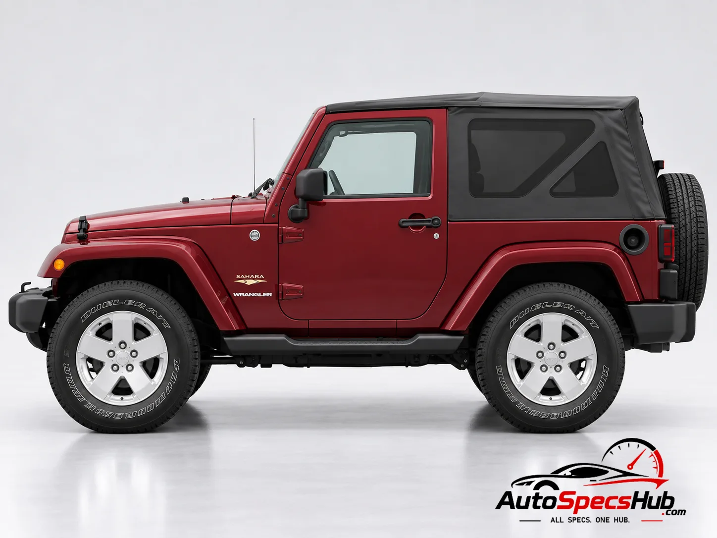 2007 (JK) Jeep Wrangler 3.8 side profile