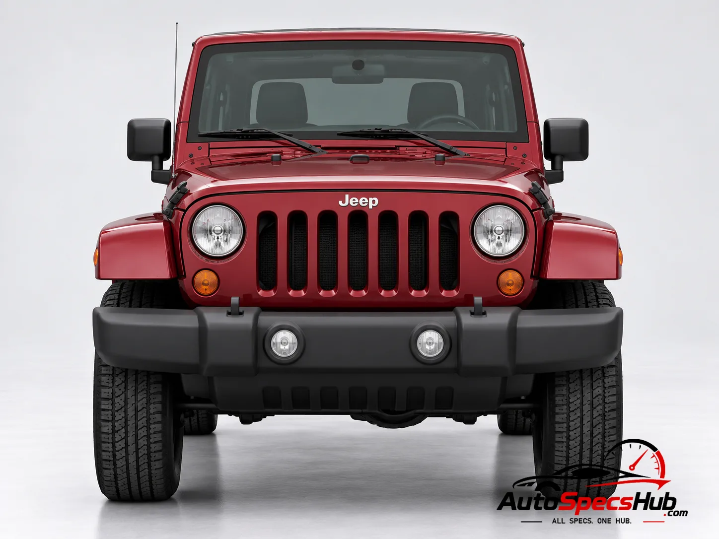 2007 (JK) Jeep Wrangler 3.8 front view