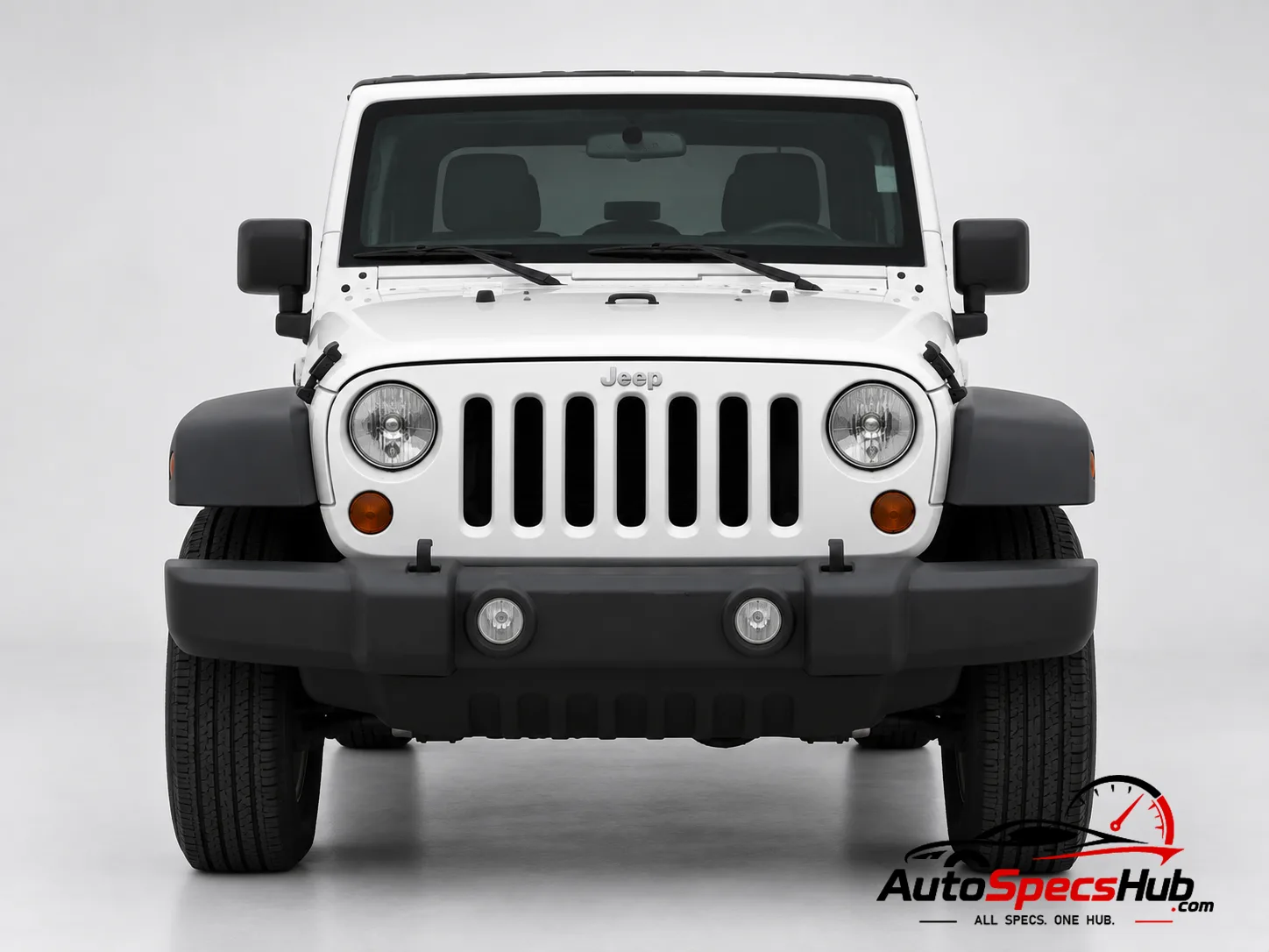 2011 (JK) Jeep Wrangler Unlimited 3.8 front view