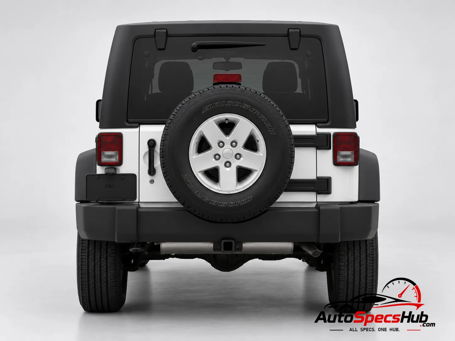 2011 (JK) Jeep Wrangler Unlimited 3.8 rear view
