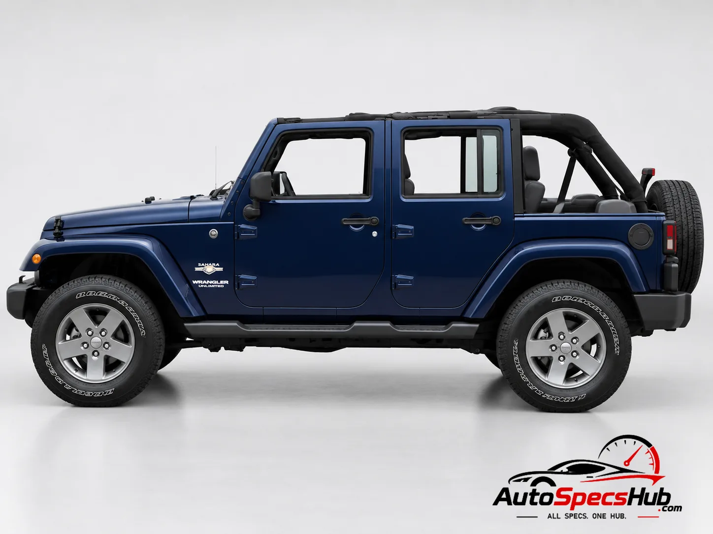 2012 (JK) Jeep Wrangler Unlimited 3.6 V6 side profile