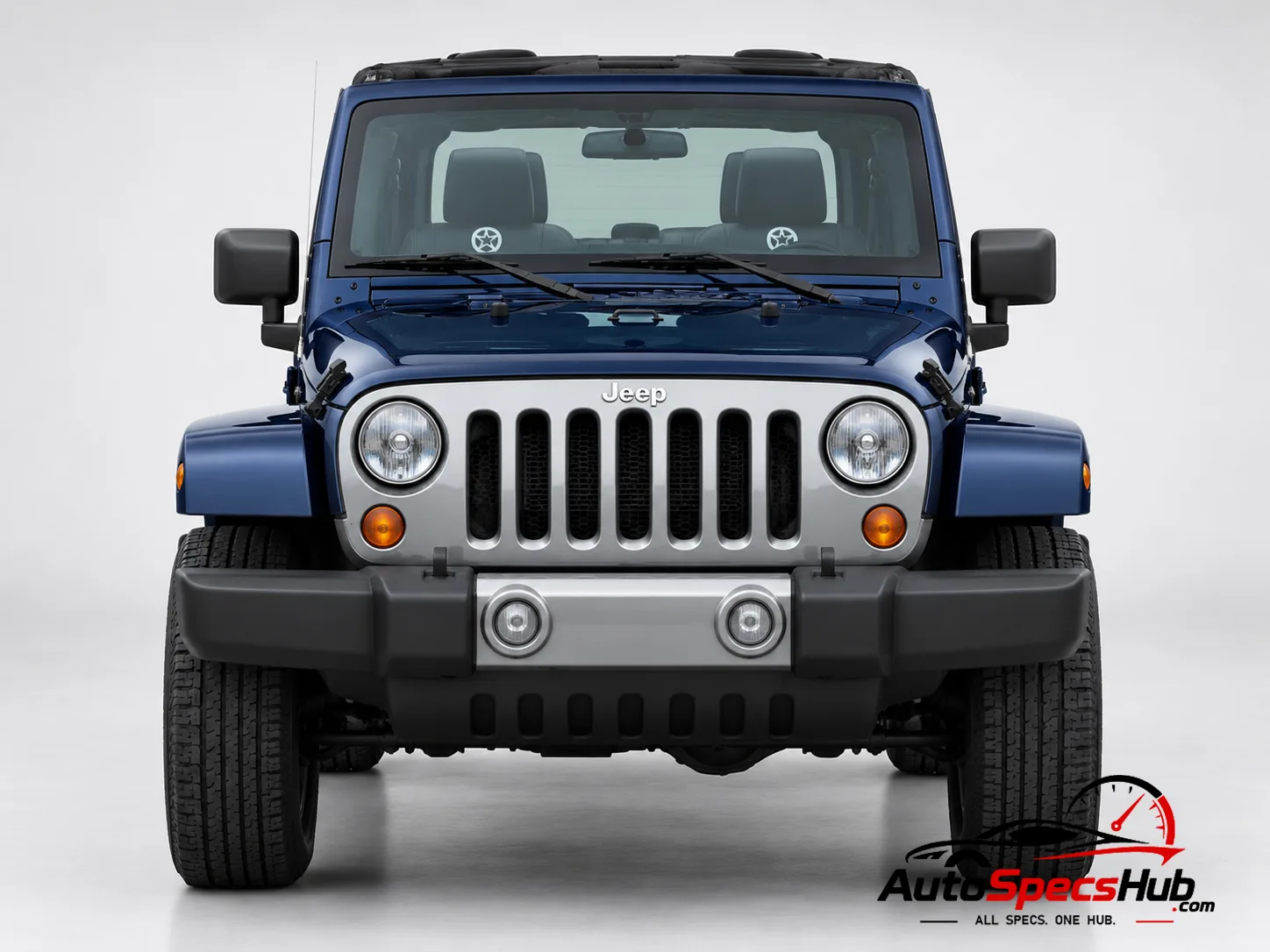 2012 (JK) Jeep Wrangler Unlimited 3.6 V6 front view