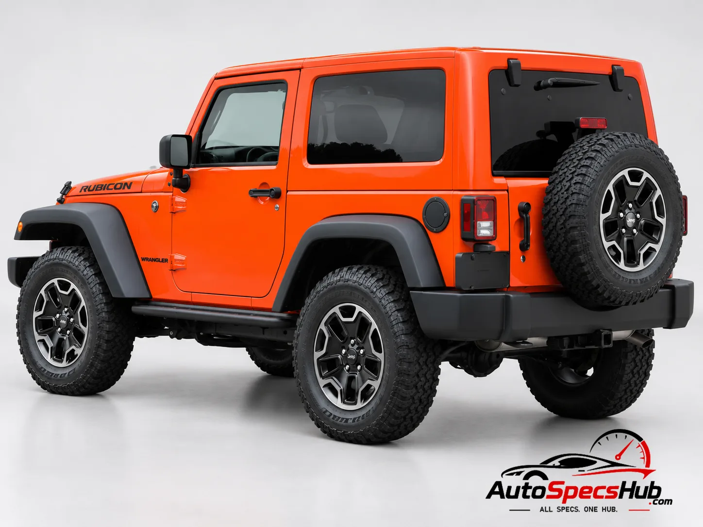 2011 (JK) Jeep Wrangler 3.8 rear three-quarter view