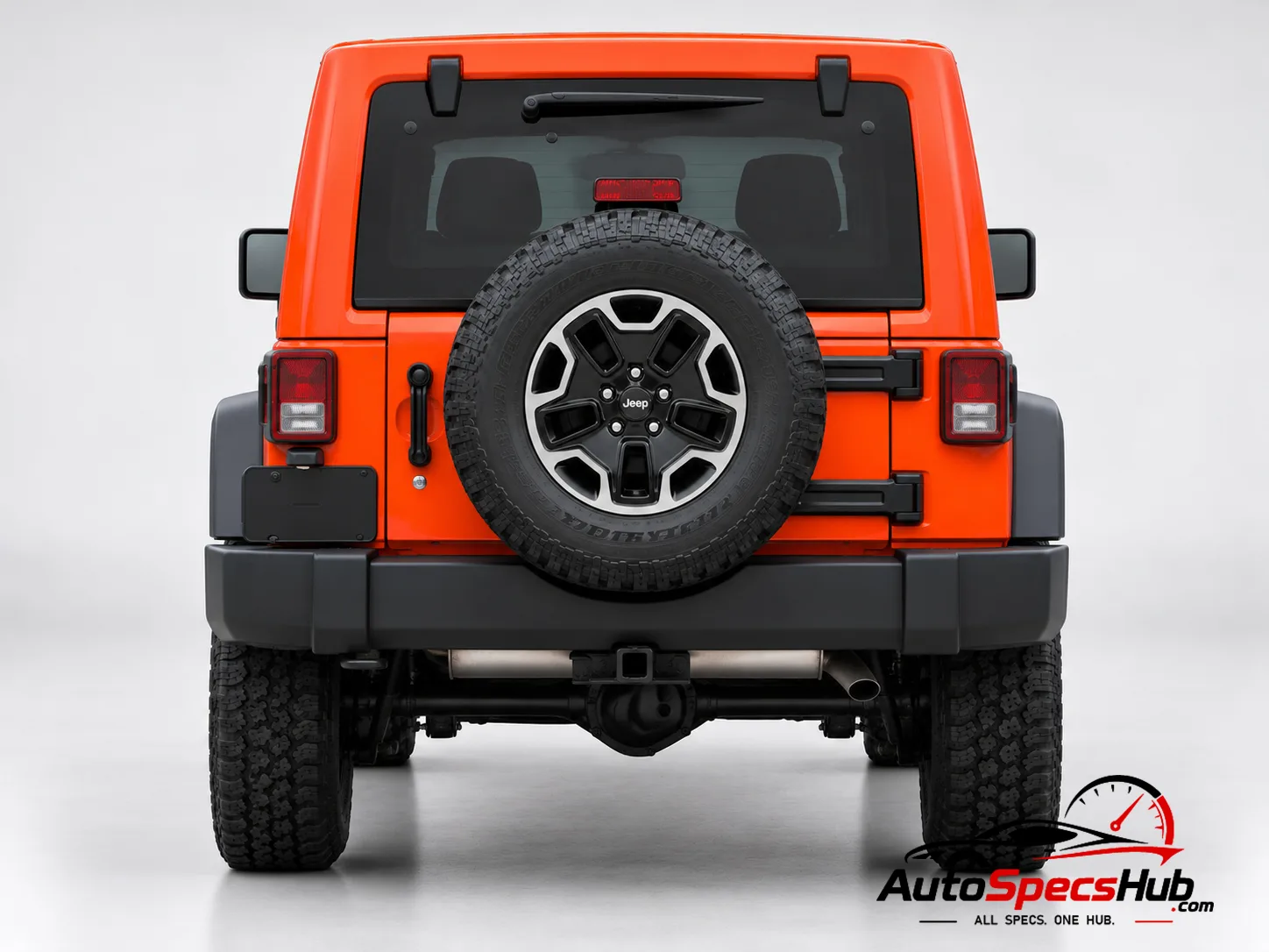 2011 (JK) Jeep Wrangler 3.8 rear view
