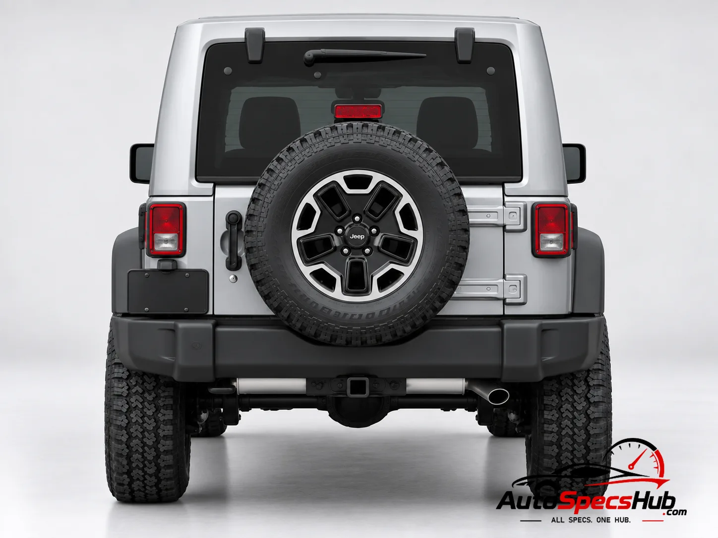 2012 (JK) Jeep Wrangler 3.6 V6 rear view