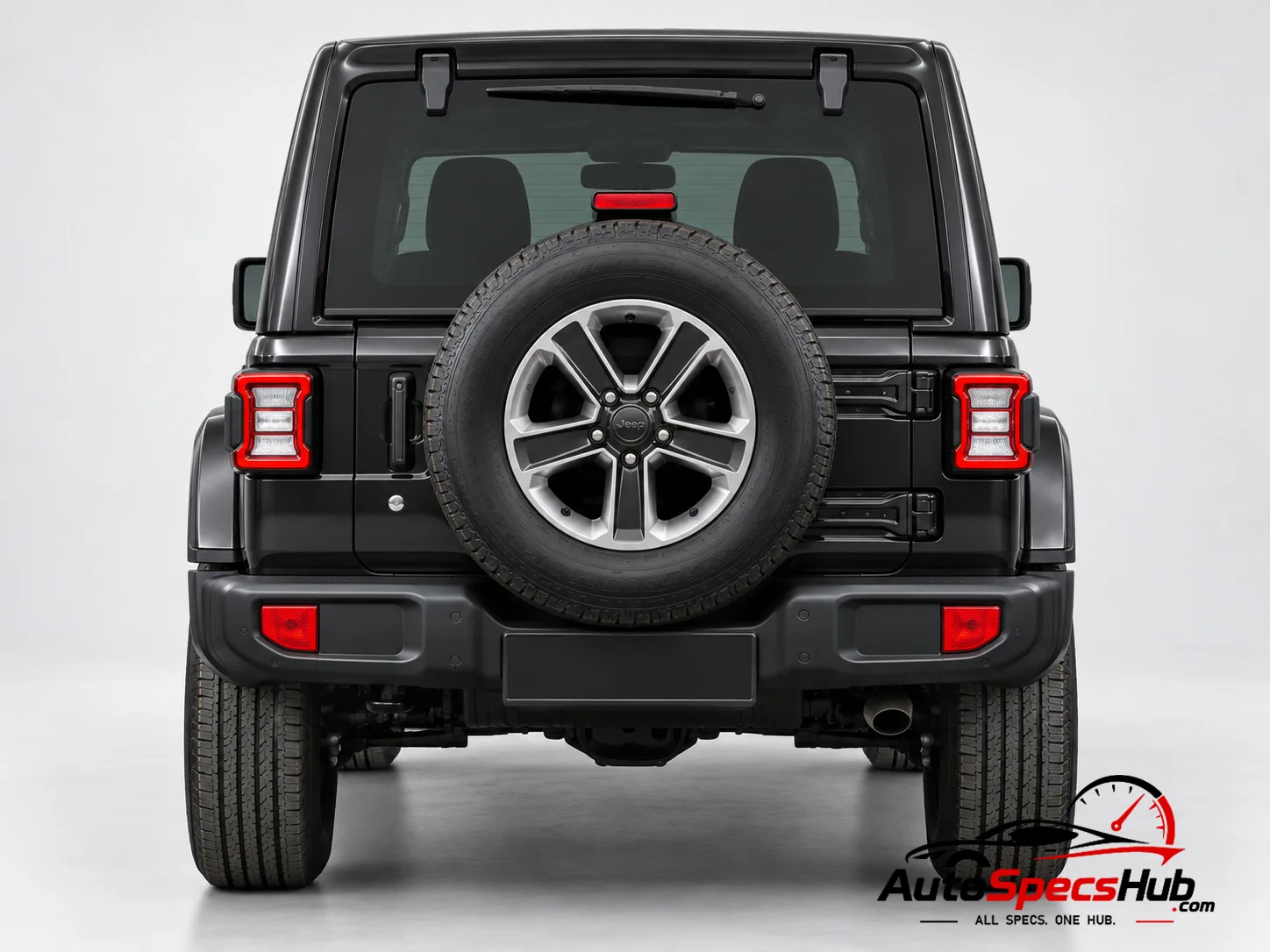 2018 (JL) Jeep Wrangler 2.2 MultiJet rear view