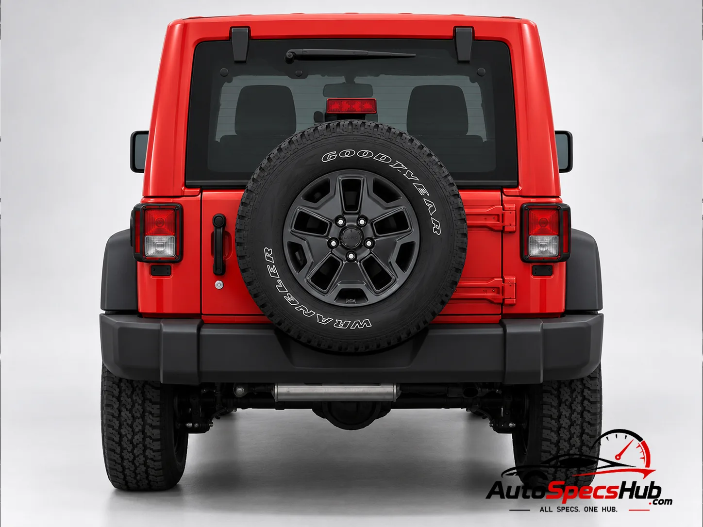 2018 (JL) Jeep Wrangler 2.0 rear view