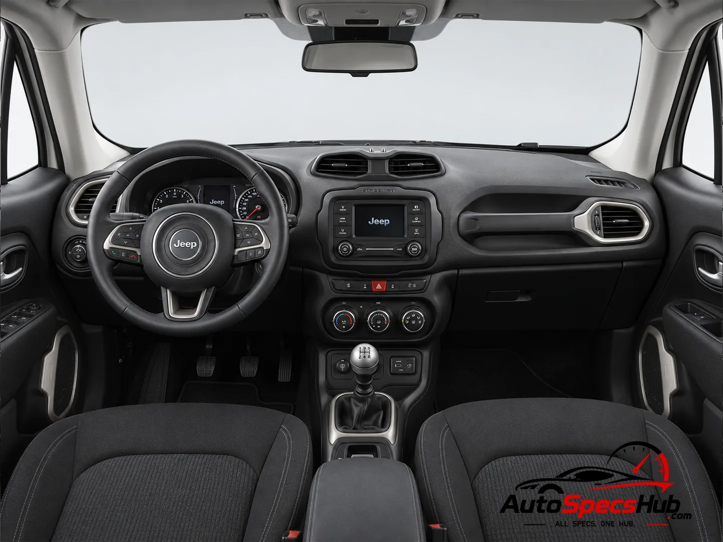 2014 (BU) Jeep Renegade 1.6 E-torQ 110 interior dashboard and front cabin