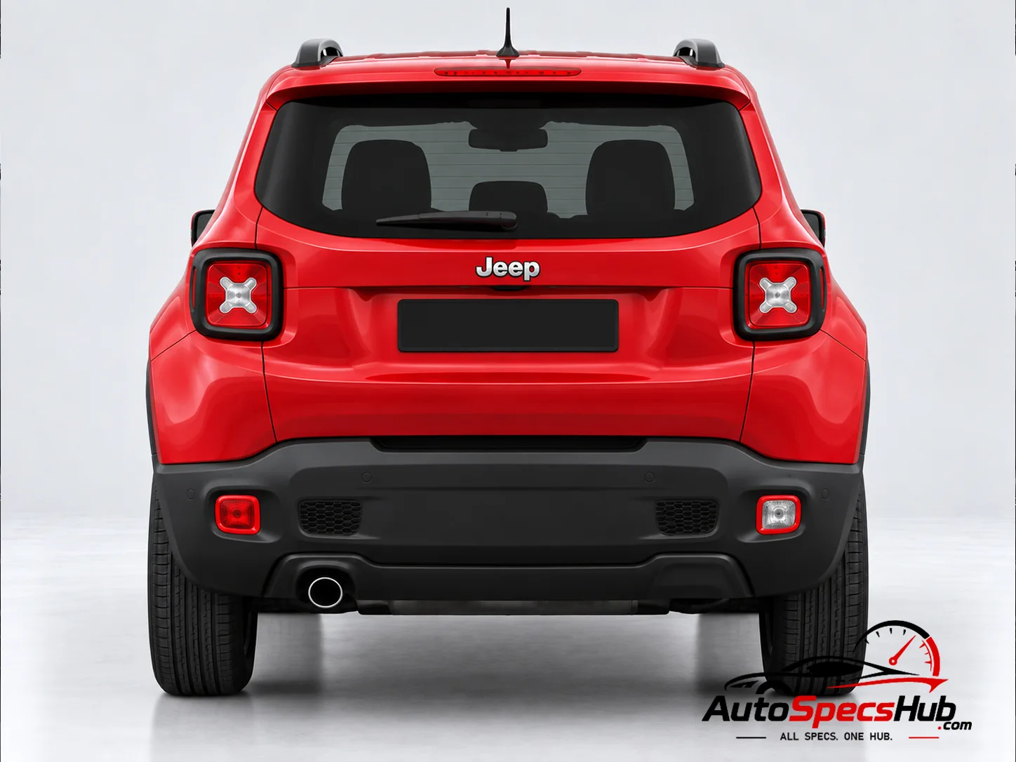 2014 (BU) Jeep Renegade 1.6 Multijet 120 rear view