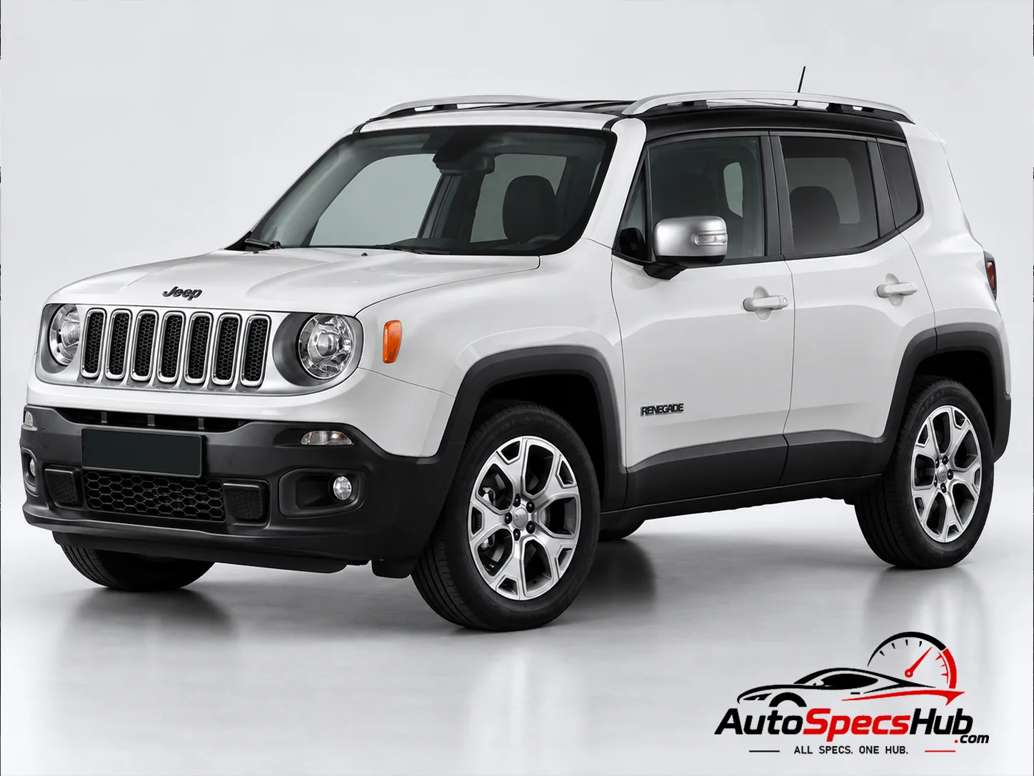 2014 (BU) Jeep Renegade 1.4 Multiair 140 front three-quarter view