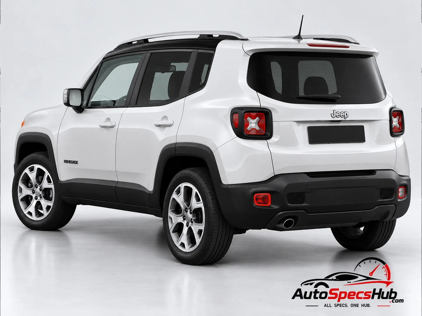 2014 (BU) Jeep Renegade 1.4 Multiair 140 rear three-quarter view
