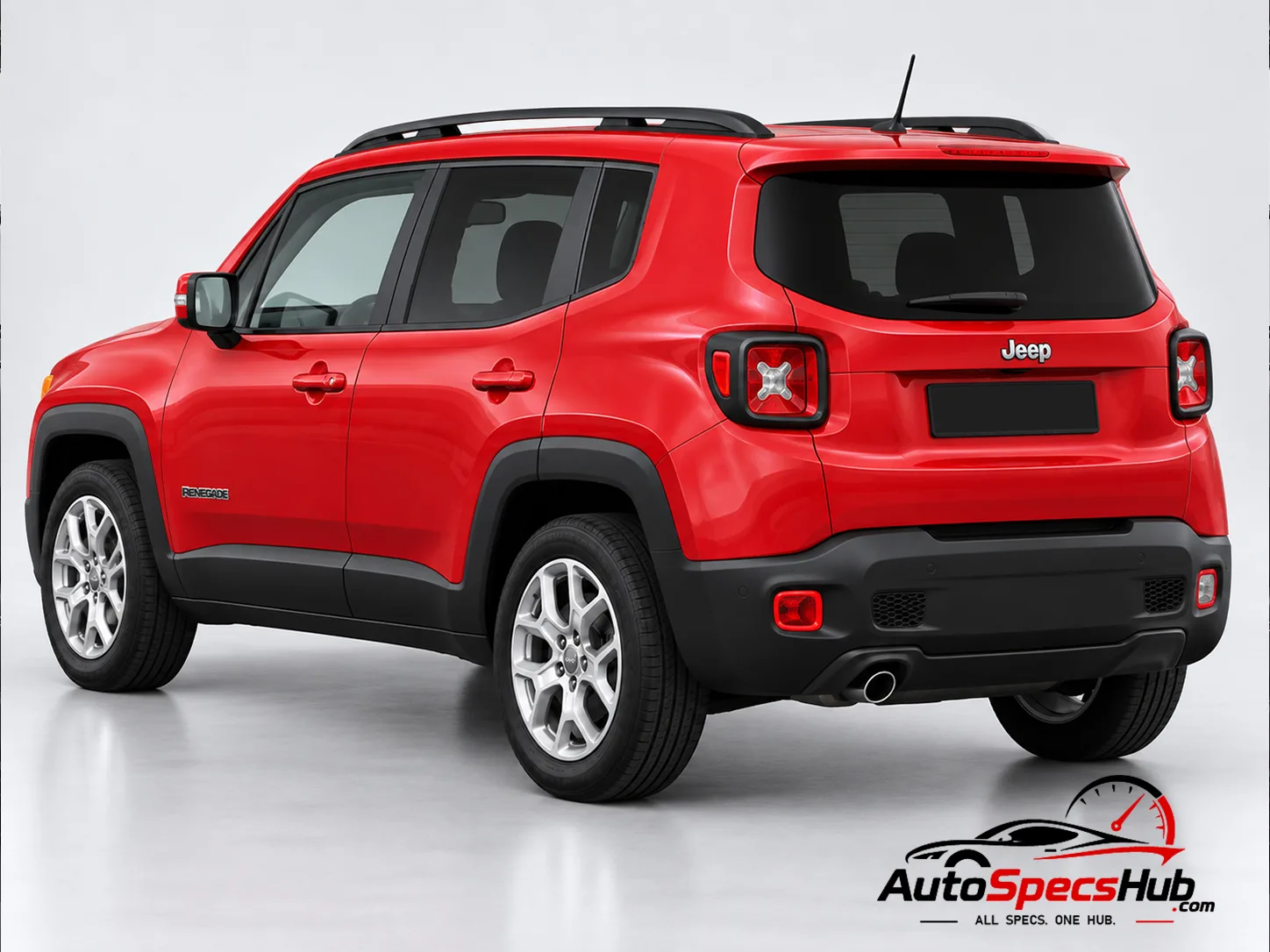 2014 (BU) Jeep Renegade 2.0 Multijet 170 rear three-quarter view