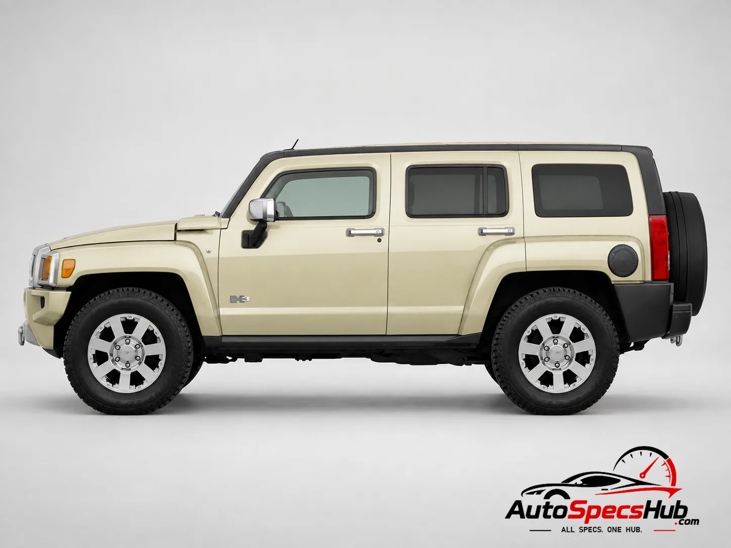 2007 Hummer H3 3.7 side profile