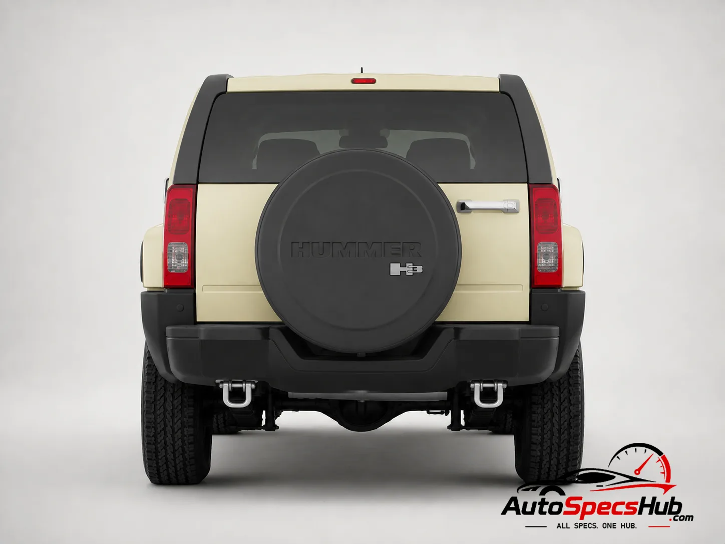 2007 Hummer H3 3.7 rear view