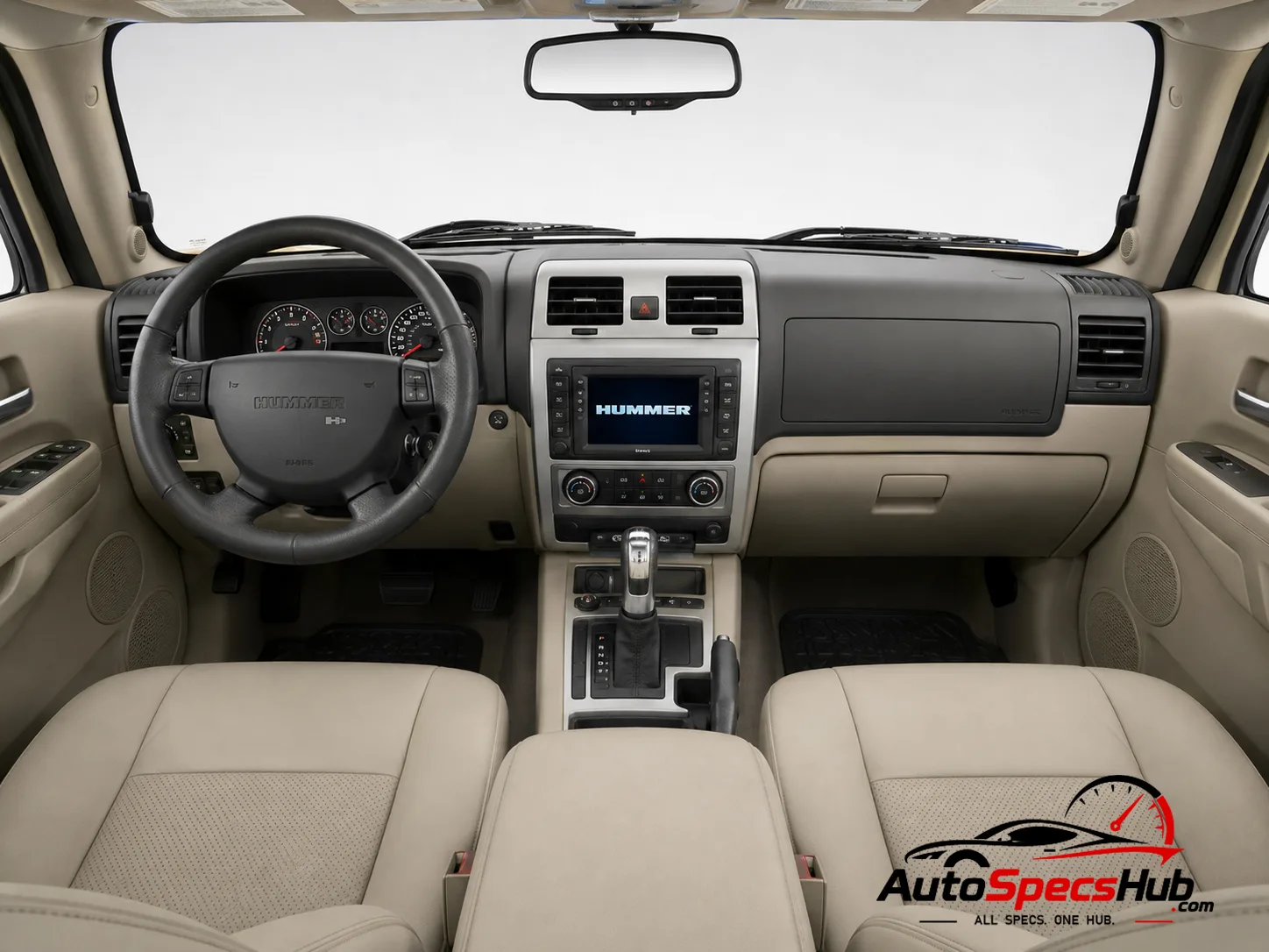 2007 Hummer H3 3.7 interior dashboard and front cabin