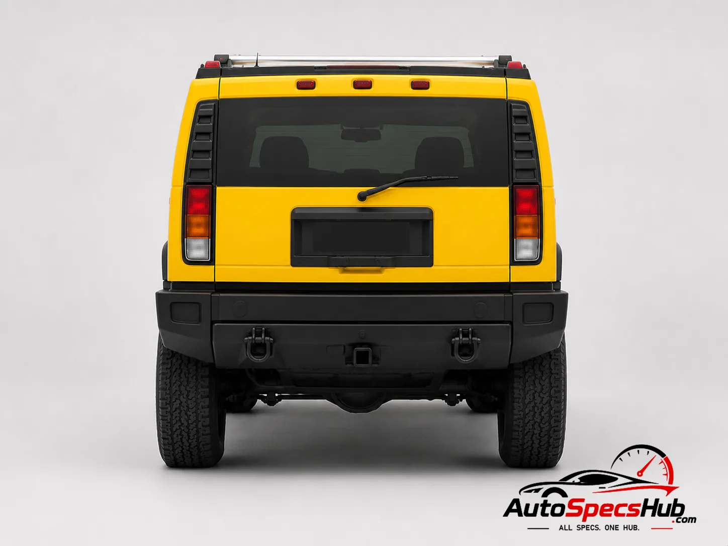 2005 Hummer H2 rear view