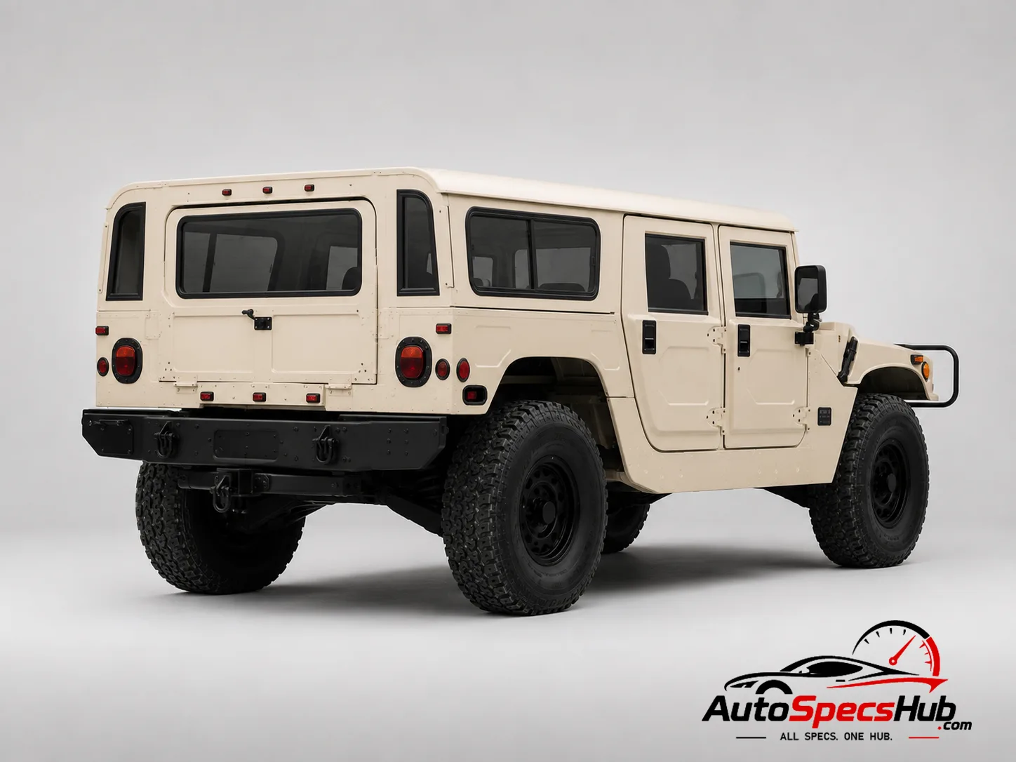 1992 Hummer H1 rear three-quarter view