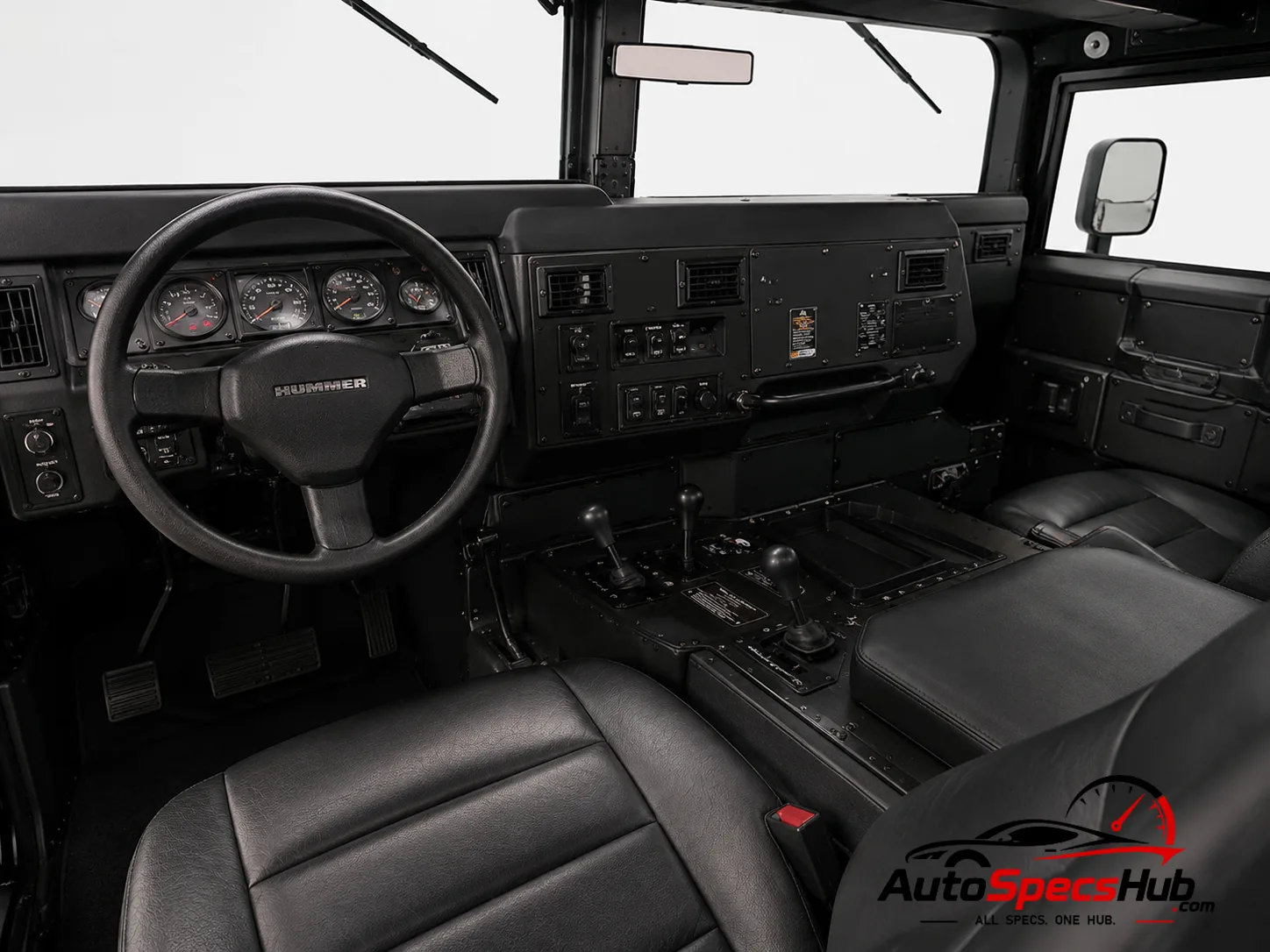 1994 Hummer H1 interior dashboard and front cabin