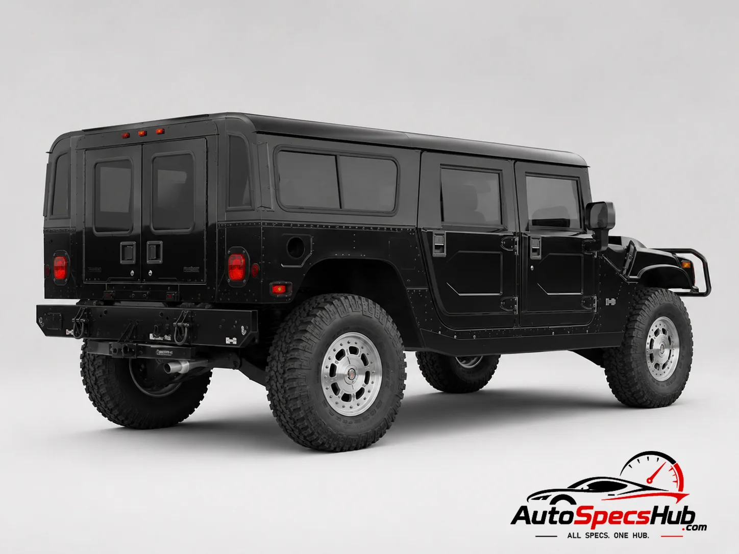 1995 Hummer H1 rear three-quarter view