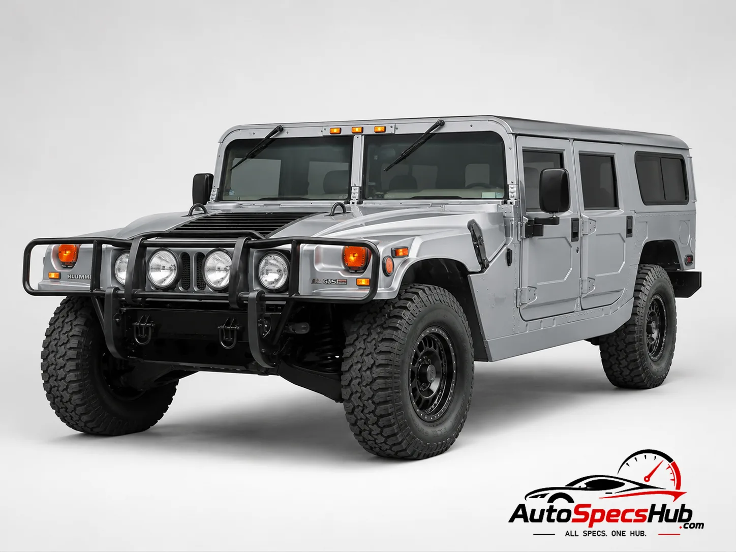 2005 Hummer H1 Alpha front three-quarter view