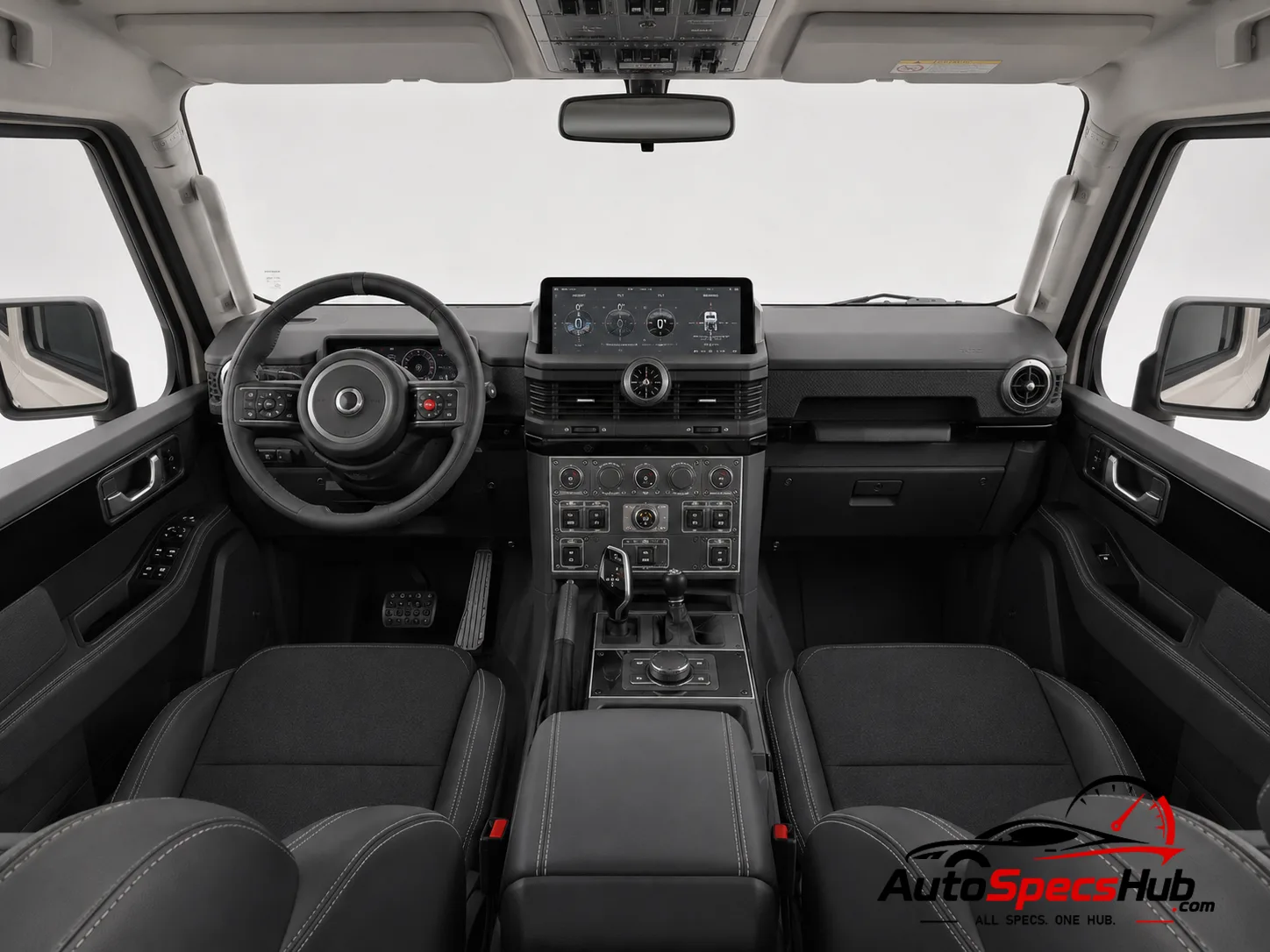 2022 Ineos Grenadier Station Wagon Petrol interior dashboard and front cabin